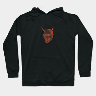 Red Japanese Hannya Mask Hoodie